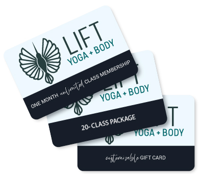 Lift Yoga Gift Cards