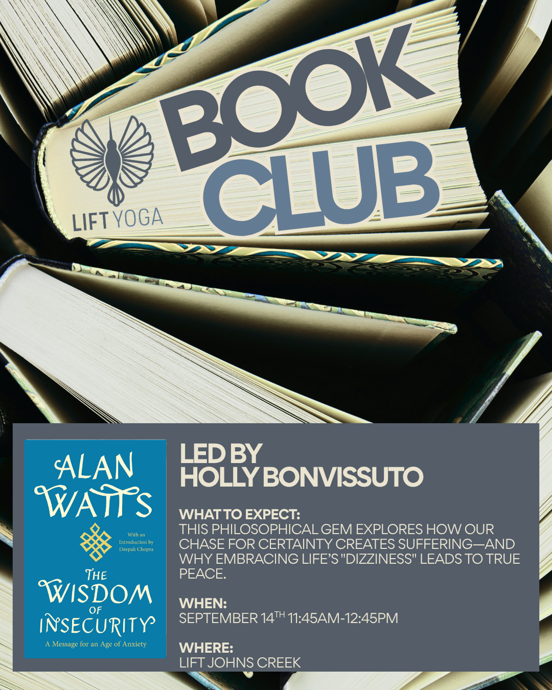 Book Club TILE (1) Lift Yoga Event